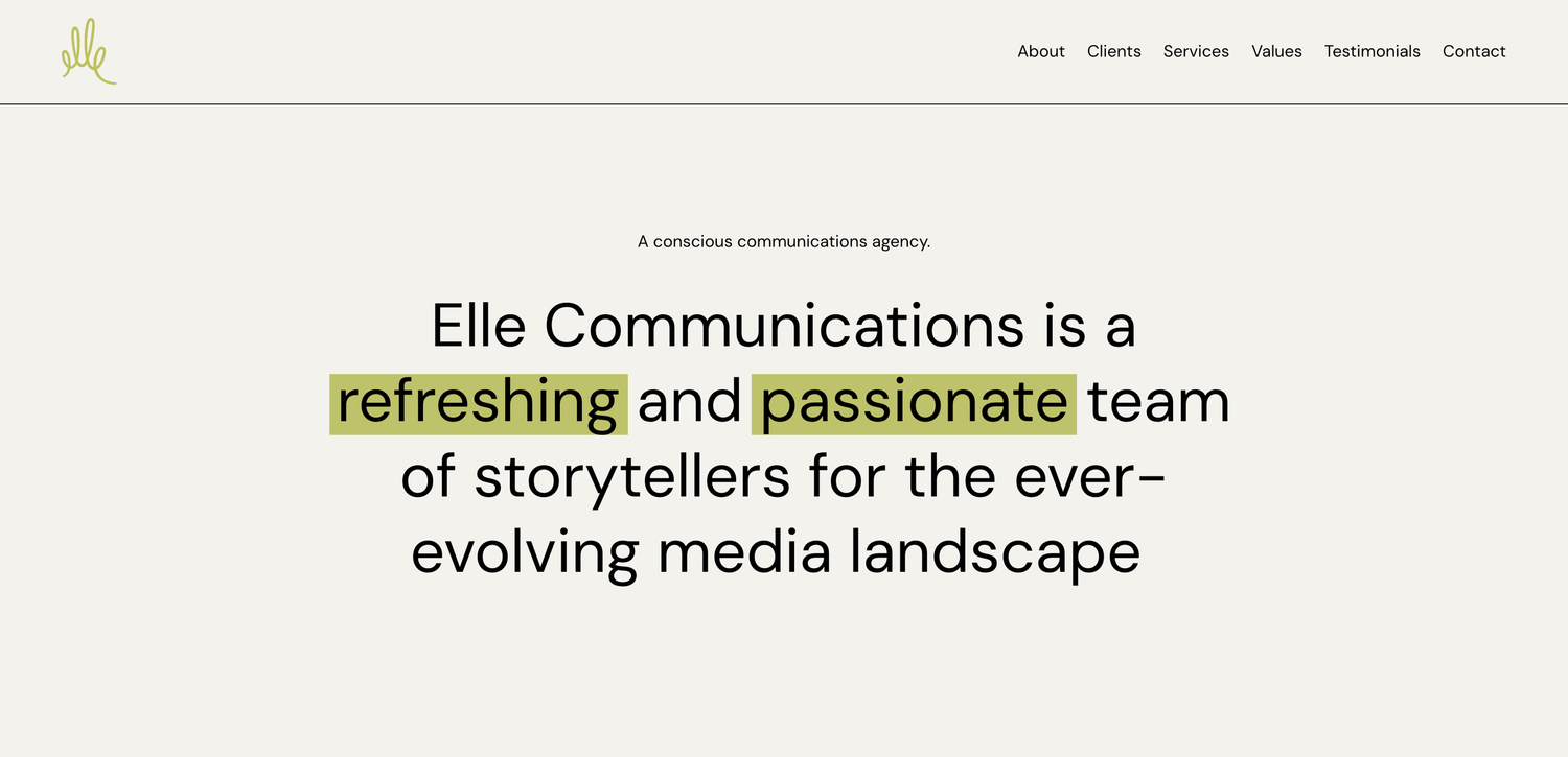 Elle Communications logo