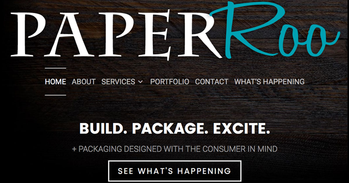 Paper Roo Package Design and Branding logo