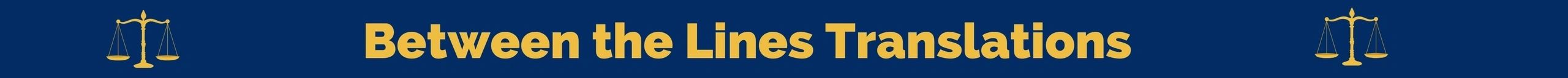 Between the Lines Translations logo