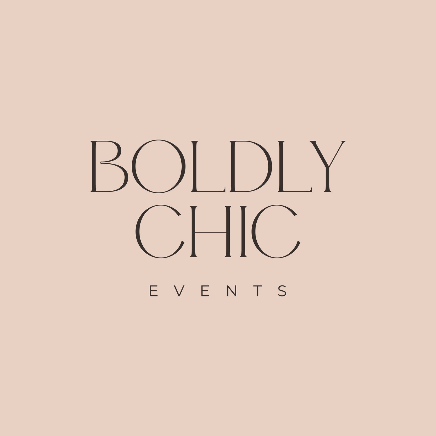 Boldly Chic Events logo