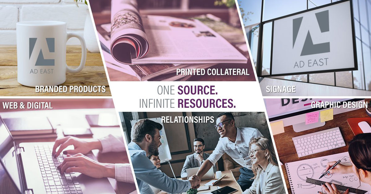 Ad East Advertising &amp; Printing logo