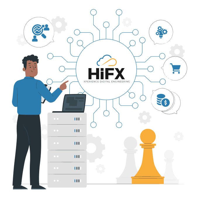 HiFX IT &amp; Media Services logo