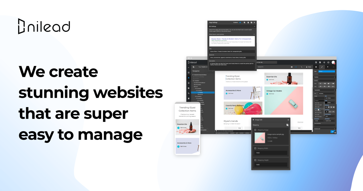 Nilead Website Builder Platform &amp; Design Service logo