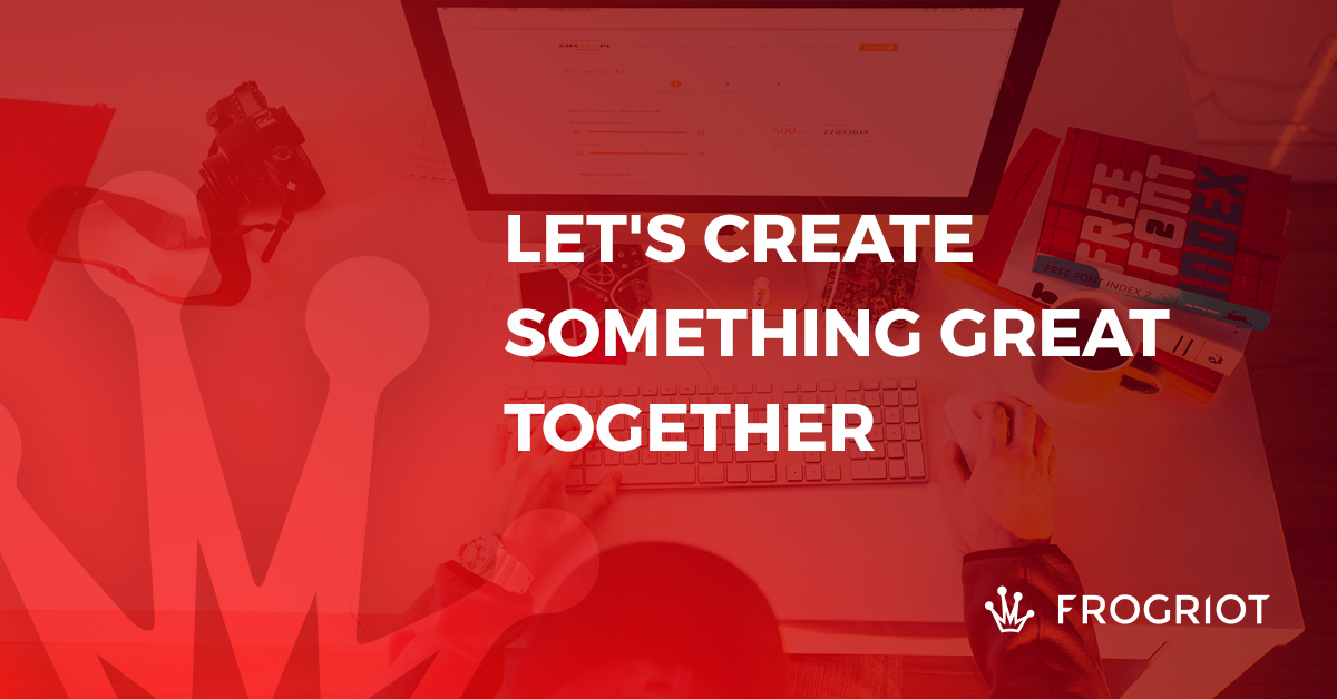 FROGRIOT - digital studio logo