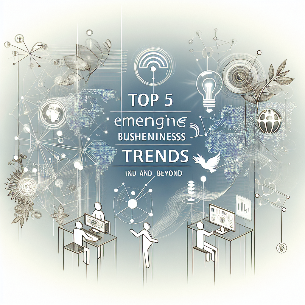 Navigating the Future Top 5 Emerging Business Trends to Watch in 2024 and Beyond