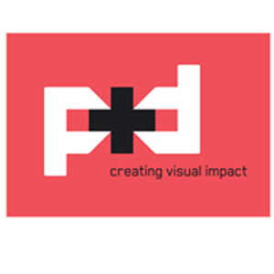 P+D Creating Visual Impact logo