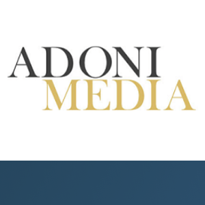 Adoni Media Public Relations &amp; Media Training logo