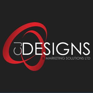 CJ DESIGNS &amp; MARKETING logo
