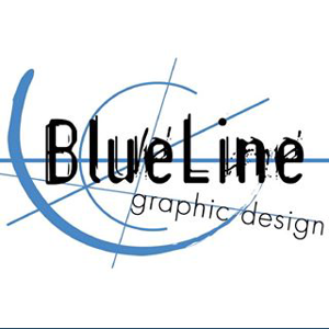 Blue Line Graphic Design &amp; Publishing logo