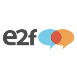 e2f translations, Inc. logo
