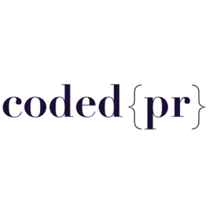coded {pr} logo