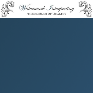 Watermark Interpreting logo