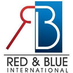 Red &amp; Blue International logo