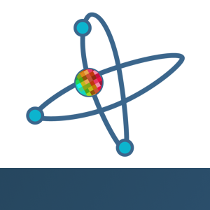 Atoms &amp; Pixels logo