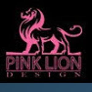 PINK LION Design logo