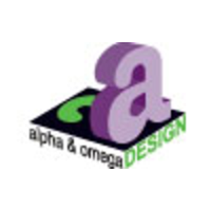 alpha &amp; omega DESIGN logo