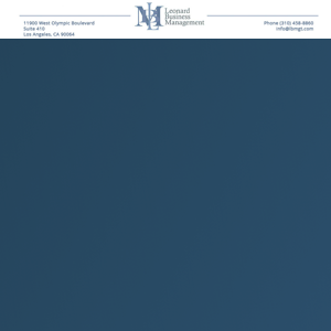 Leonard Business Management logo