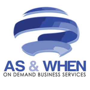 AS &amp; WHEN logo