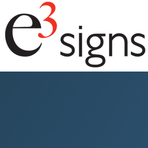 e3 Signs logo