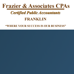 FRAZIER &amp; ASSOCIATES CPAS logo