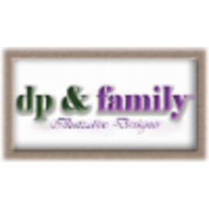 dp &amp; family Illustrative Designer logo