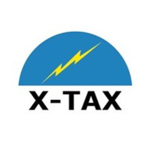 X-TAX 1-DAY Tax Service logo